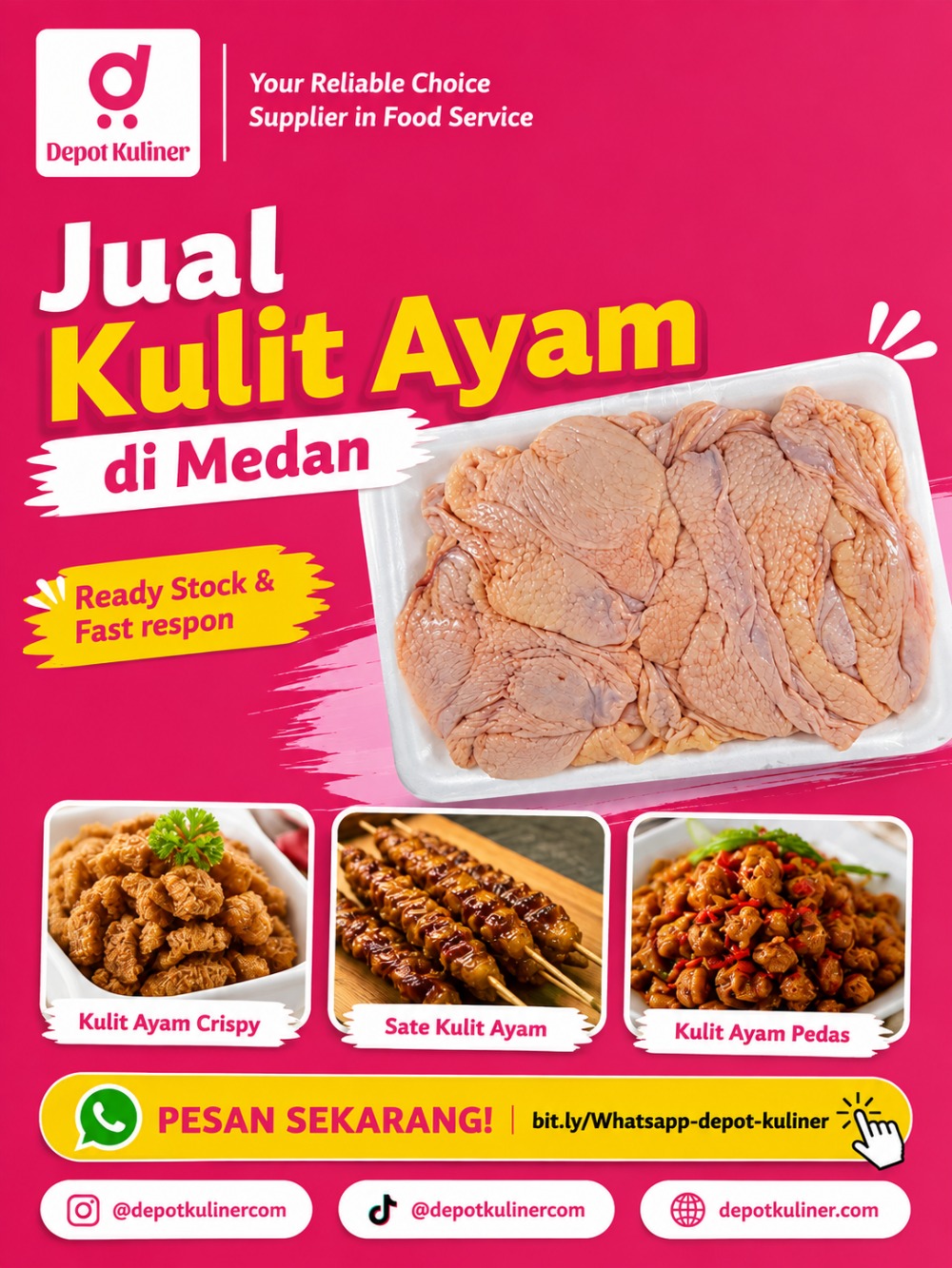 Jual Kulit Ayam di Medan
