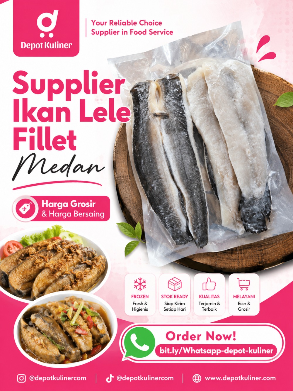 Supplier Ikan Lele Fillet Medan