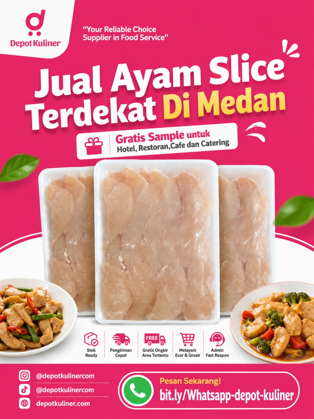 Jual Ayam Slice Terdekat Di Medan