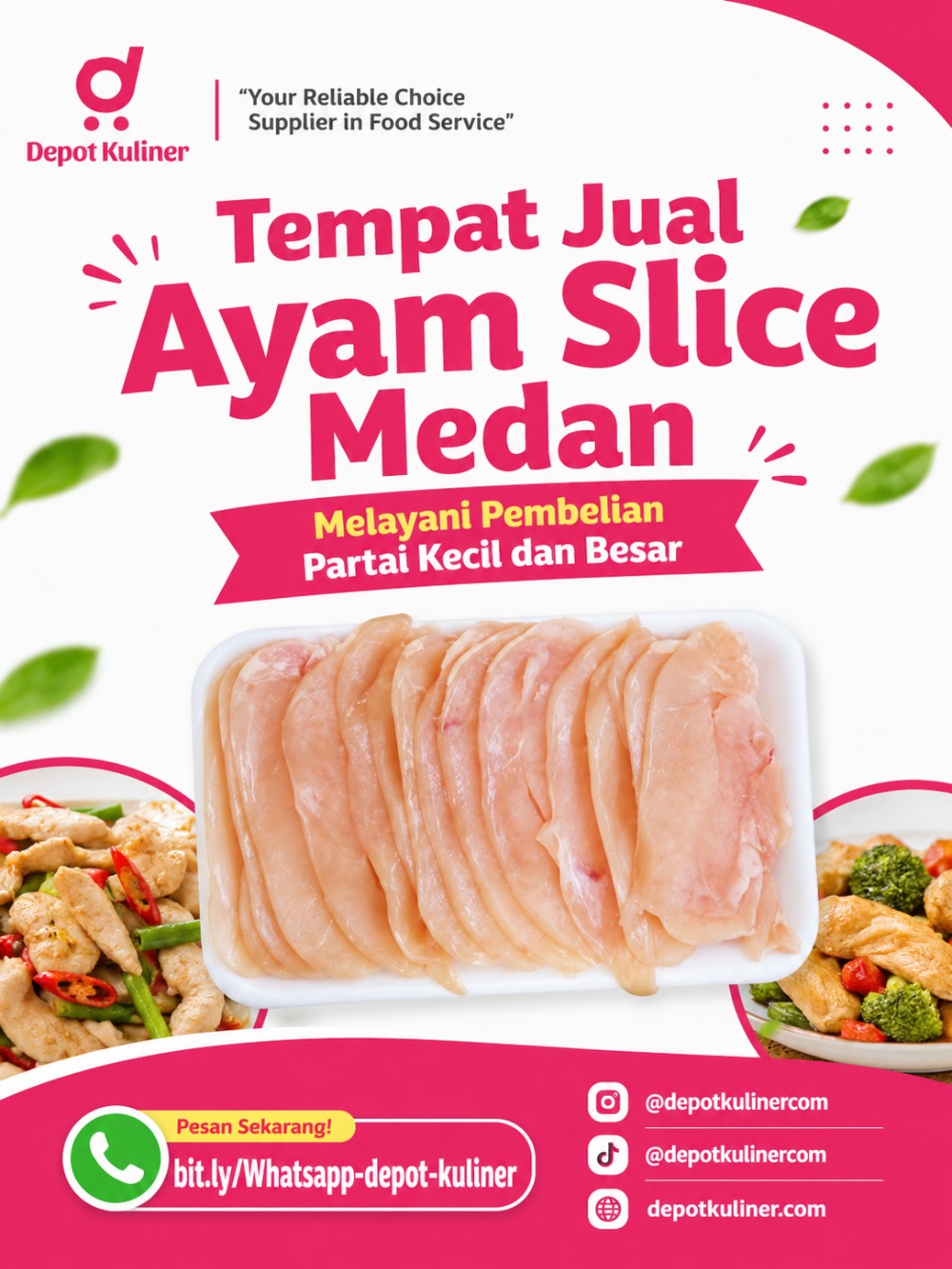 Tempat Jual Ayam Slice Medan