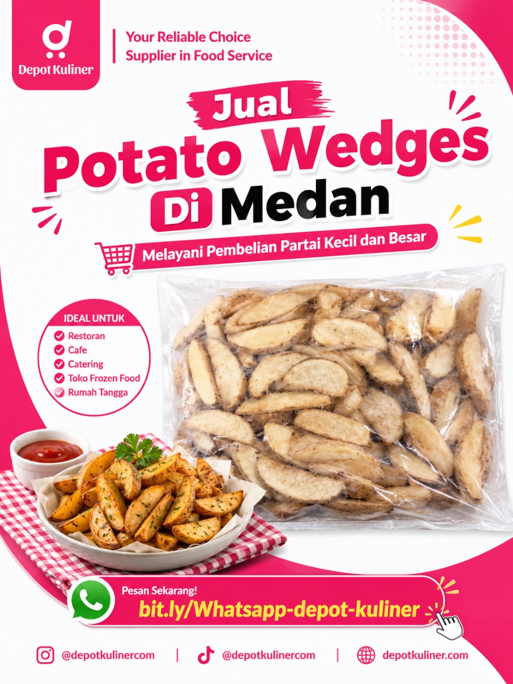Jual Potato Wedges Di Medan
