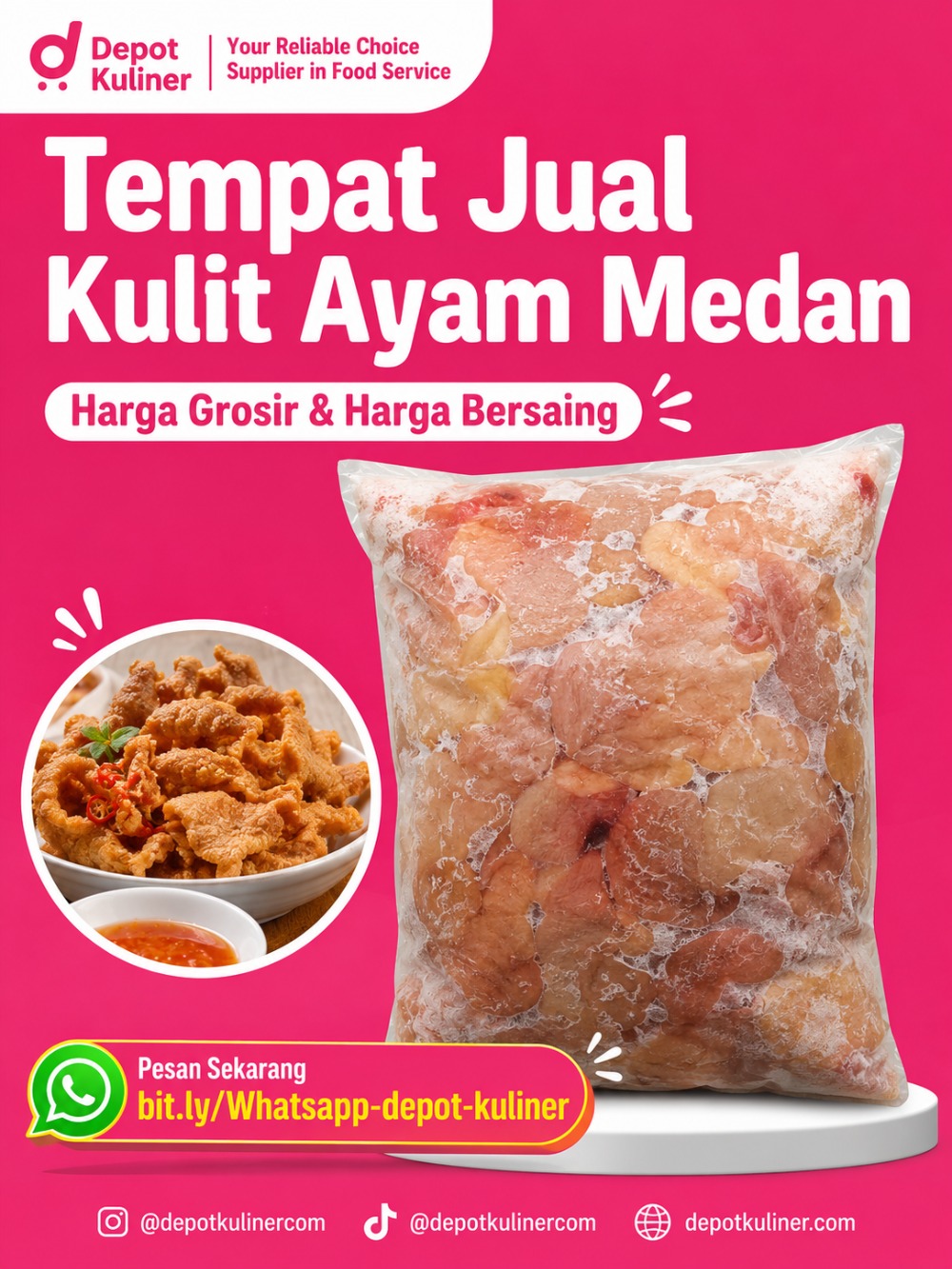 Tempat Jual Kulit Ayam Medan