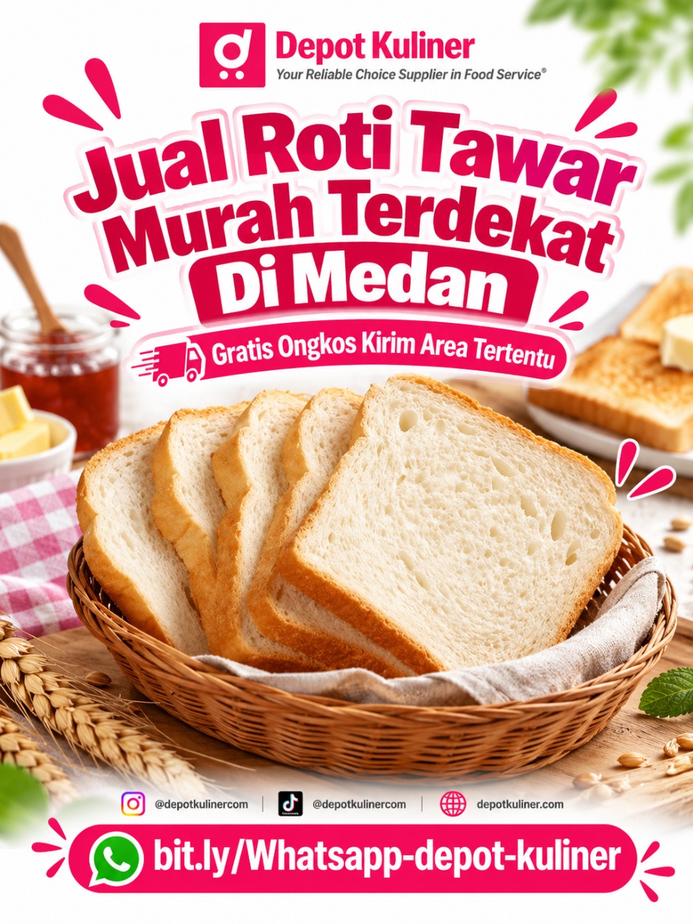 Jual Roti Tawar Murah Terdekat Di Medan
