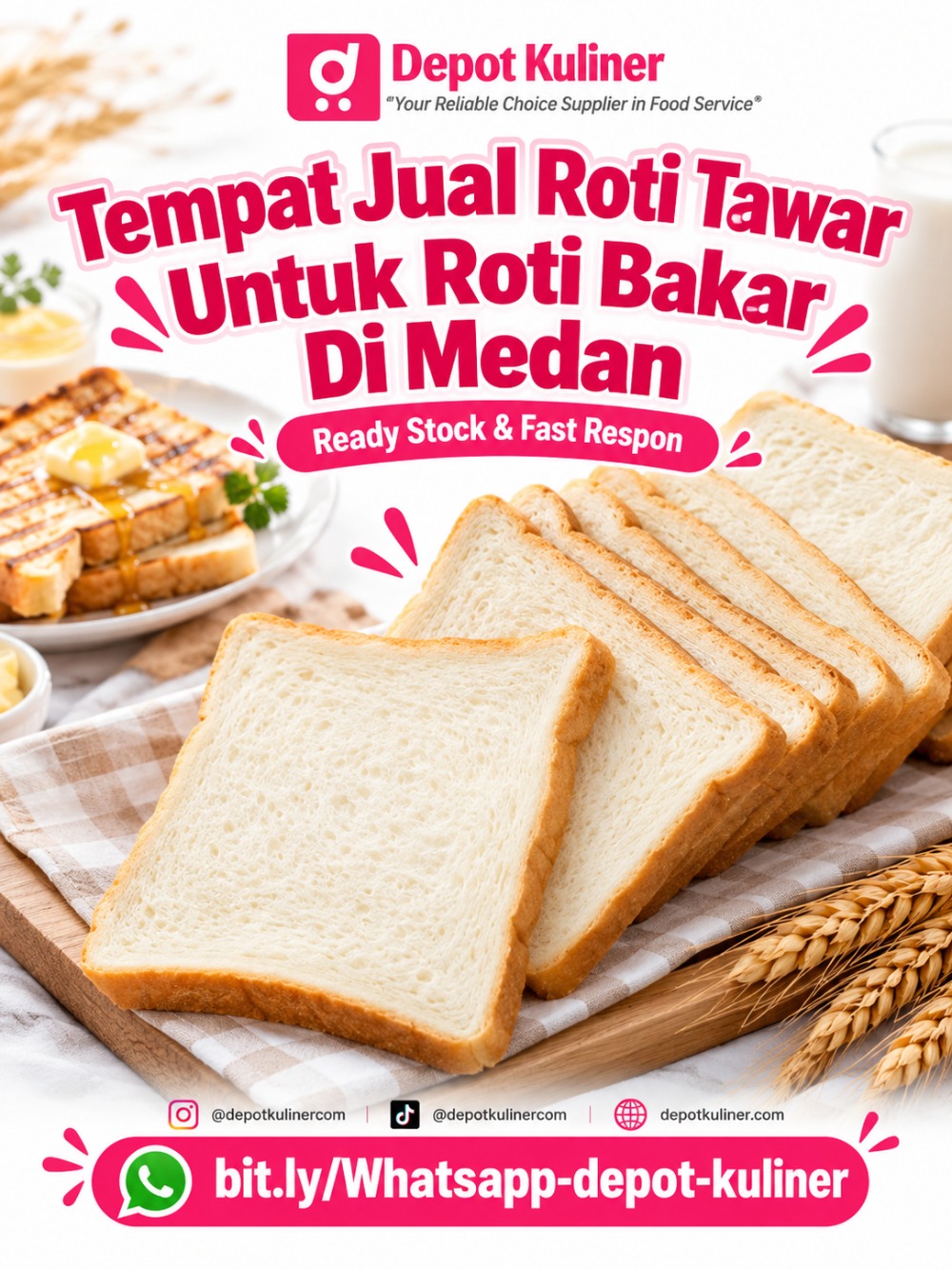 Tempat Jual Roti Tawar Untuk Roti Bakar Di Medan