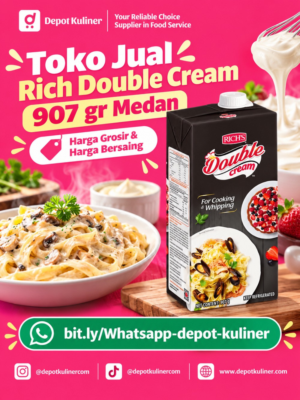 Toko Jual Rich Double Cream 907 gr Medan