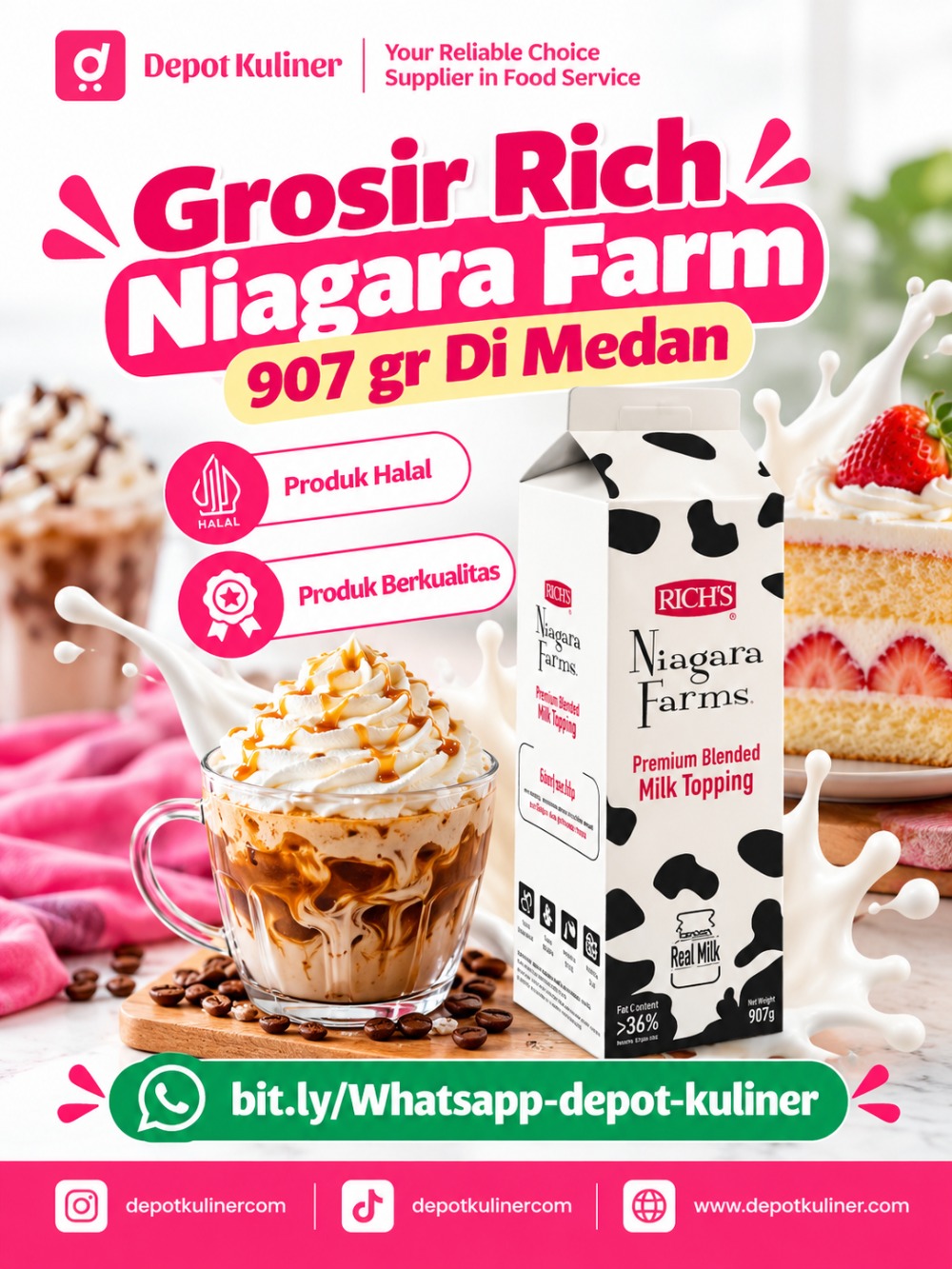 Grosir Rich Niagara Farm 907 gr Di Medan