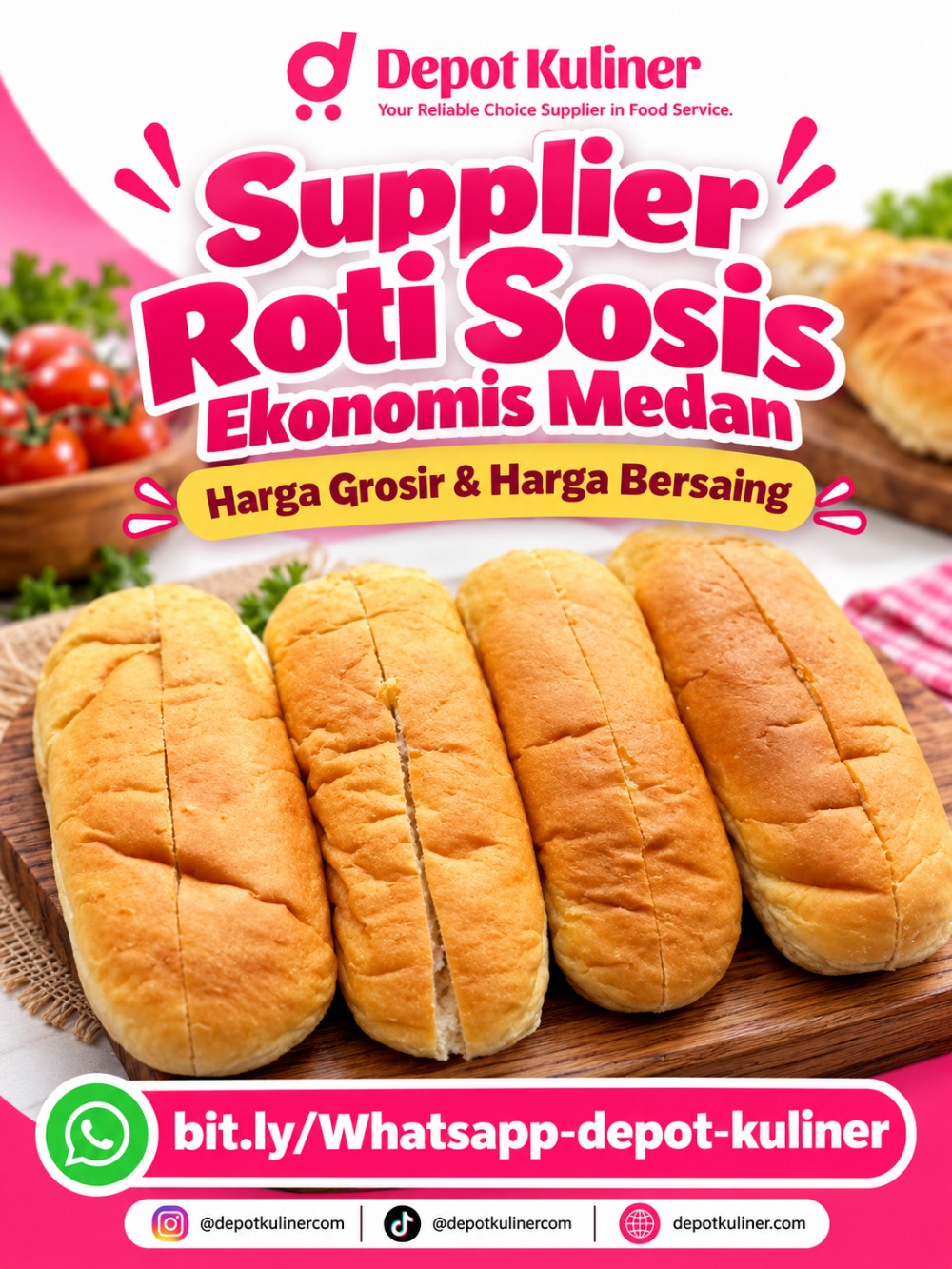 Supplier Roti Sosis Ekonomis Medan