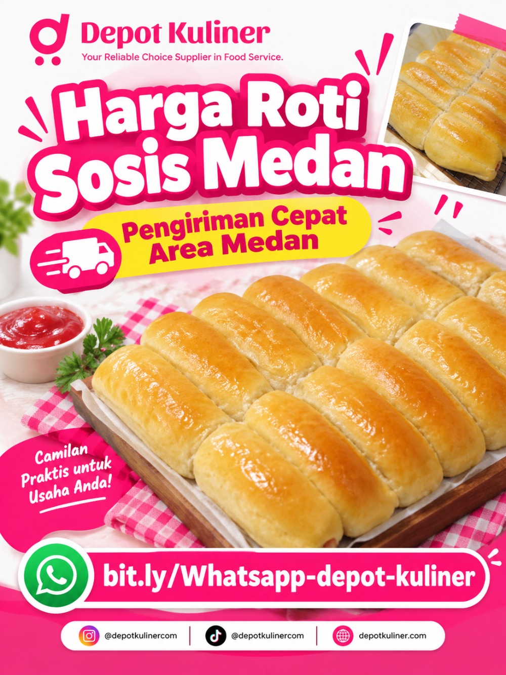 Harga Roti Sosis Medan