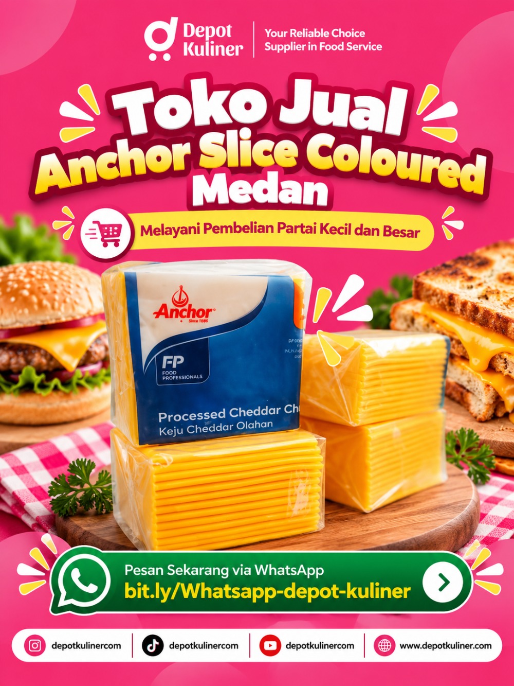 Toko Jual Anchor Slice Coloured Medan