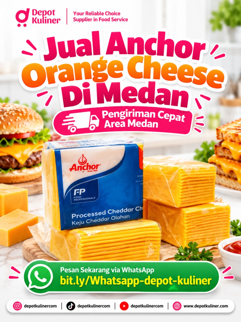 Jual Anchor Orange Cheese Di Medan