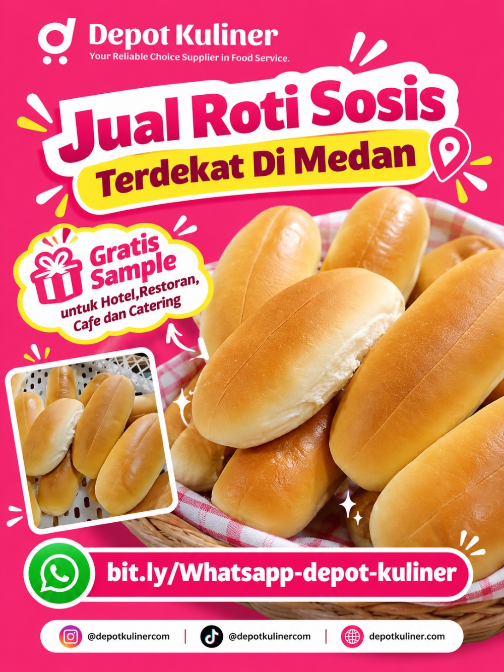 Jual Roti Sosis Terdekat Di Medan