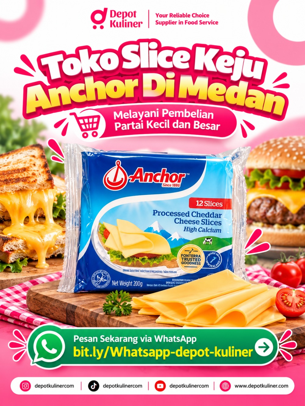 Toko Slice Keju Anchor Di Medan