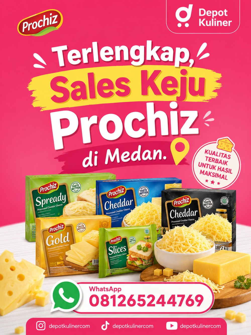 Sales Keju Prochiz Medan