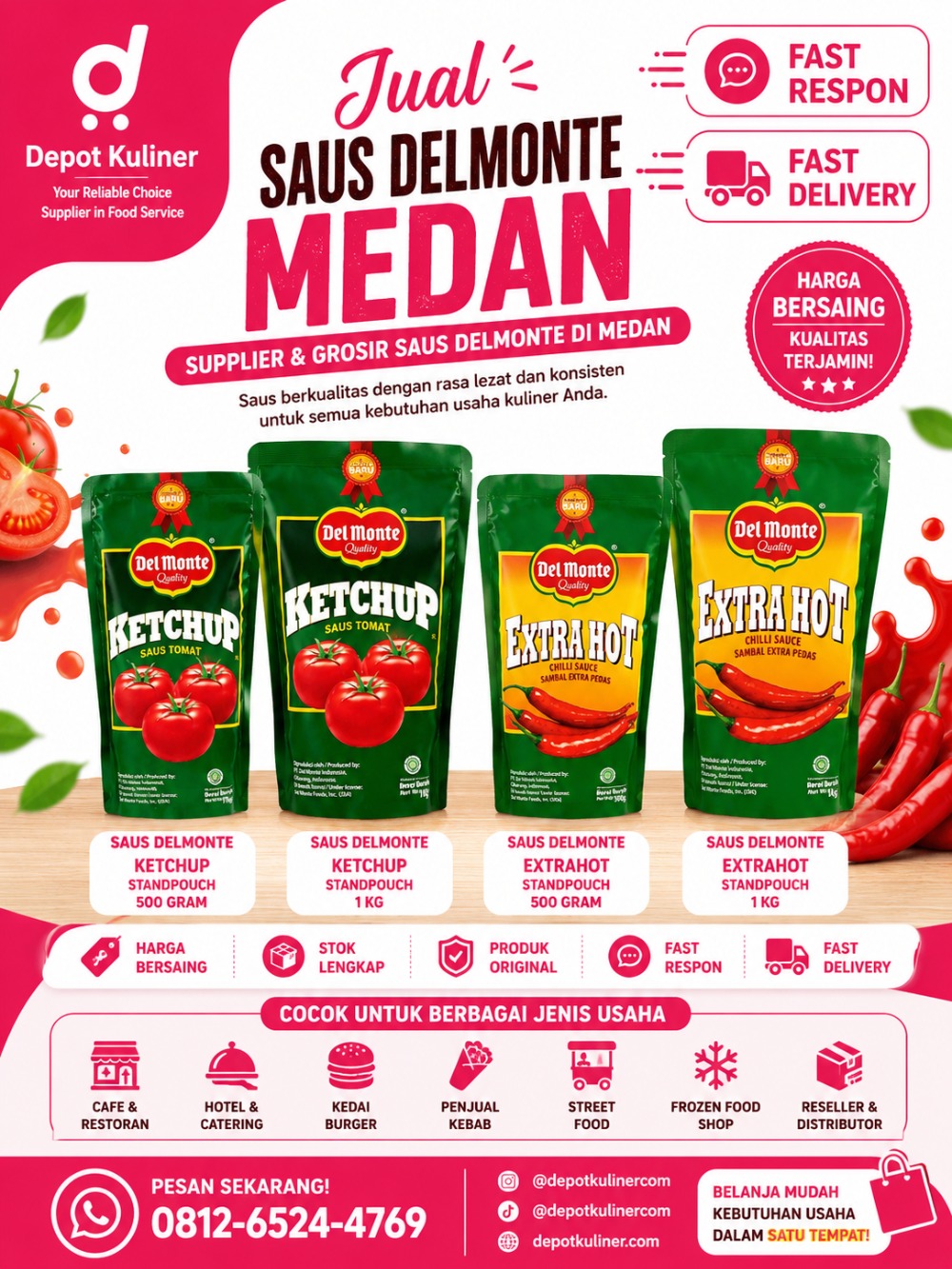 Jual Saus Delmonte Medan - WA: 0812-6524-4769