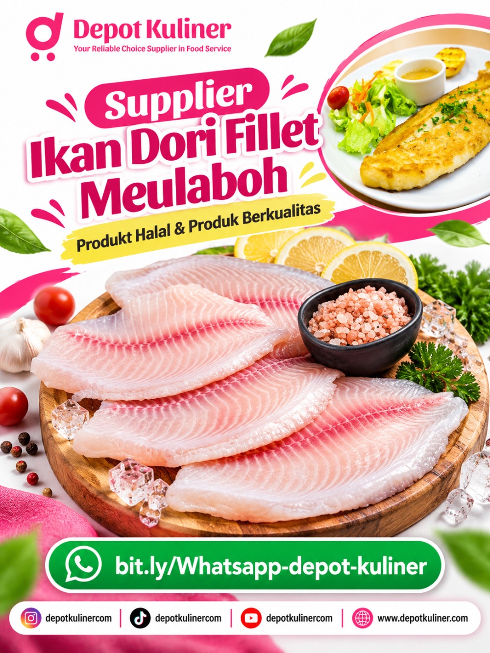 Supplier Ikan Dori Fillet Meulaboh