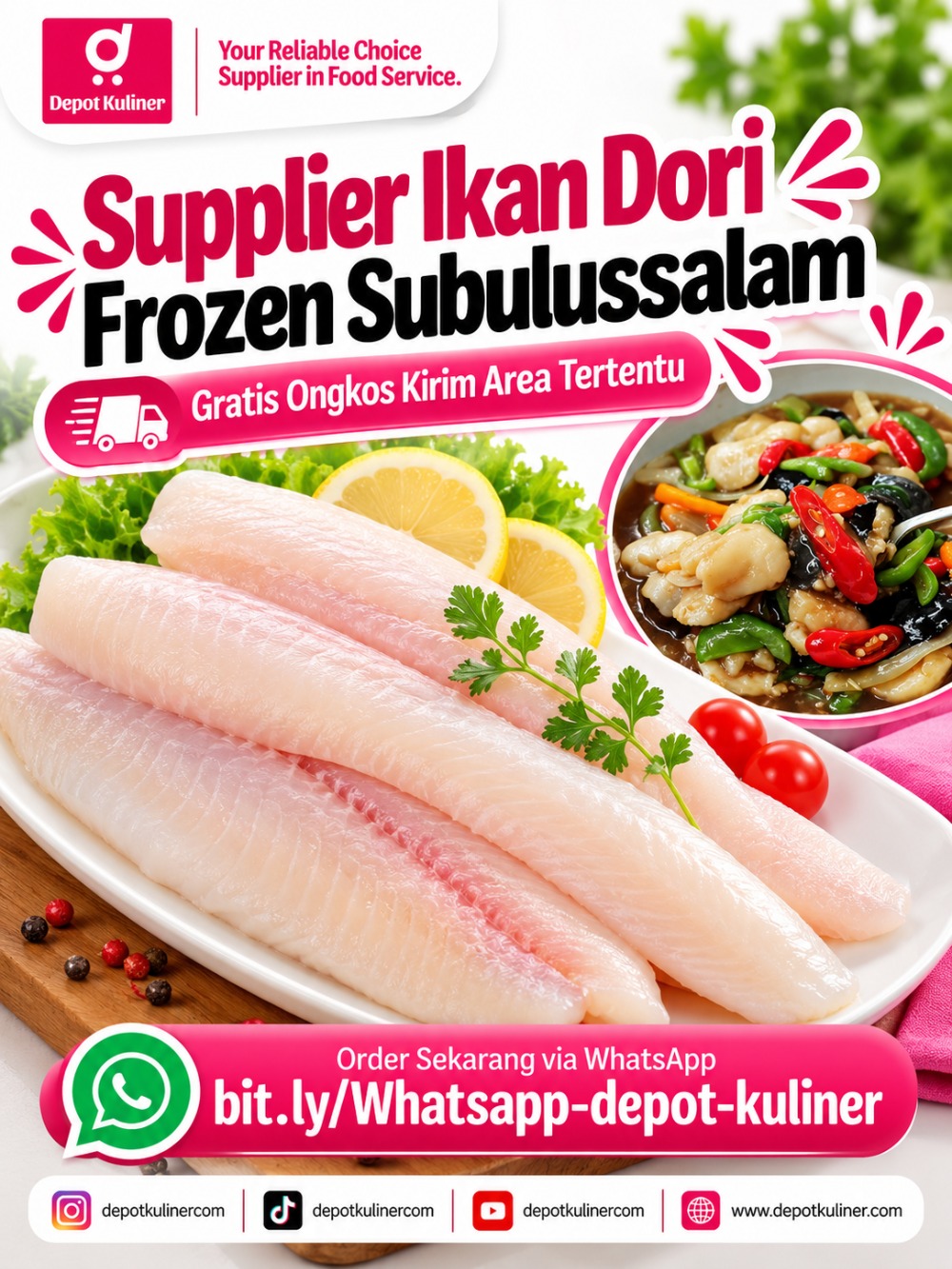 Supplier Ikan Dori Frozen Subulussalam