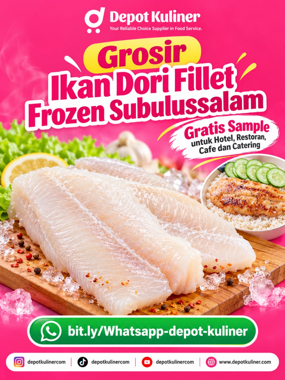 Grosir Ikan Dori Fillet Frozen Subulussalam