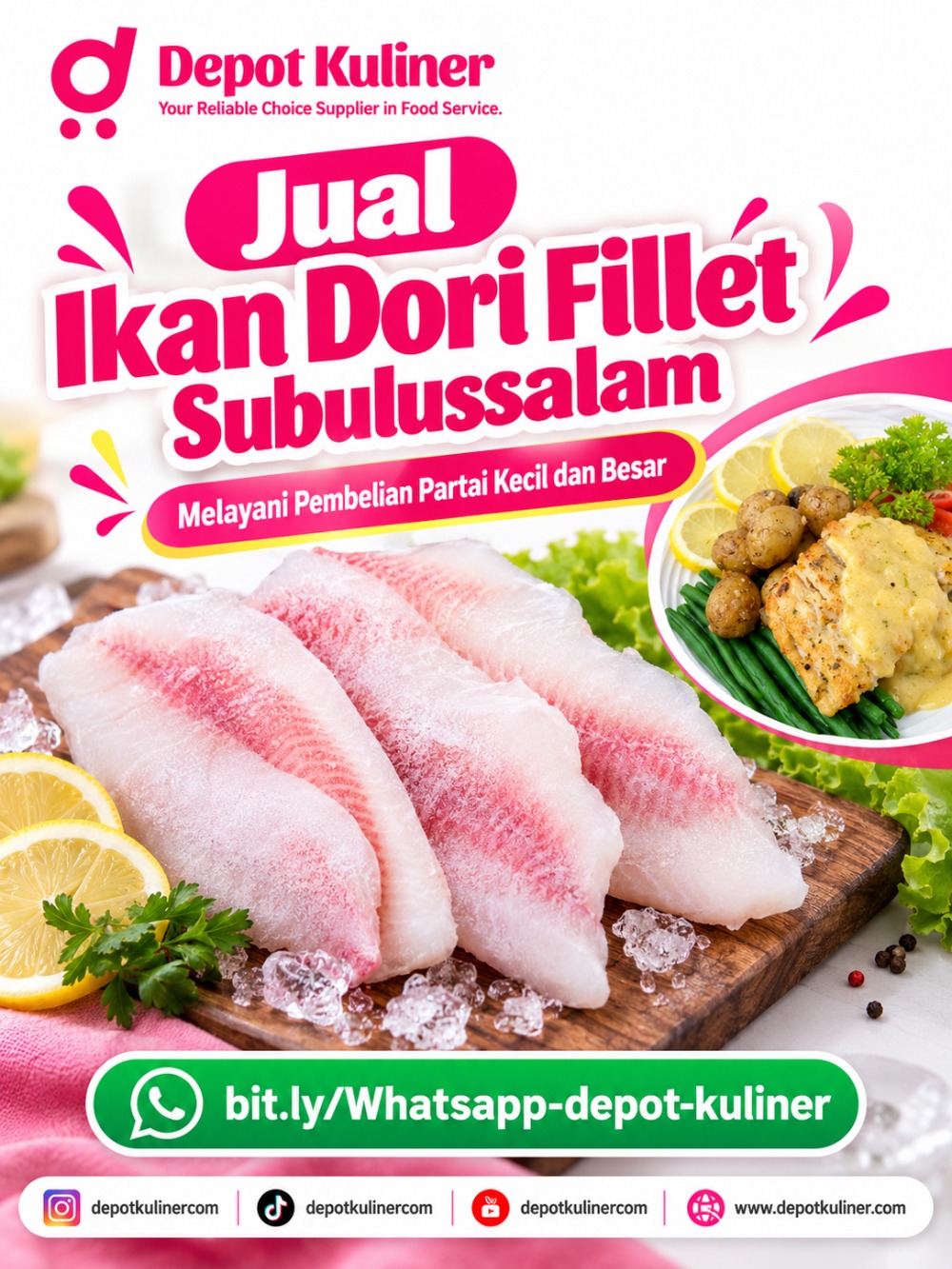 Jual Ikan Dori Fillet Subulussalam