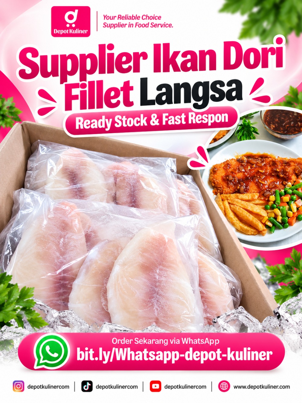 Supplier Ikan Dori Fillet Langsa