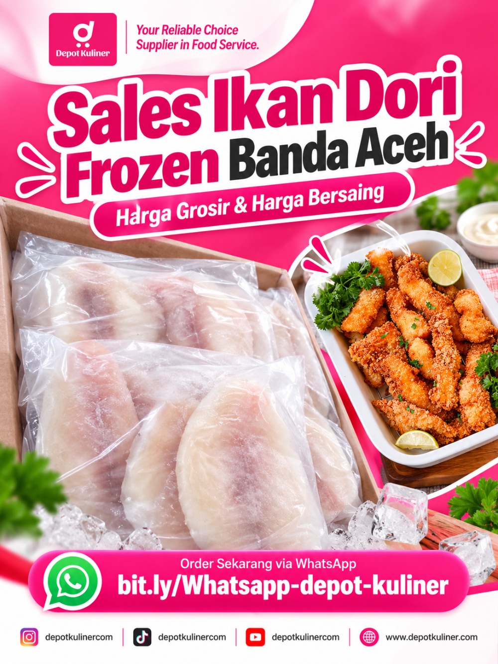 Sales Ikan Dori Frozen Banda Aceh