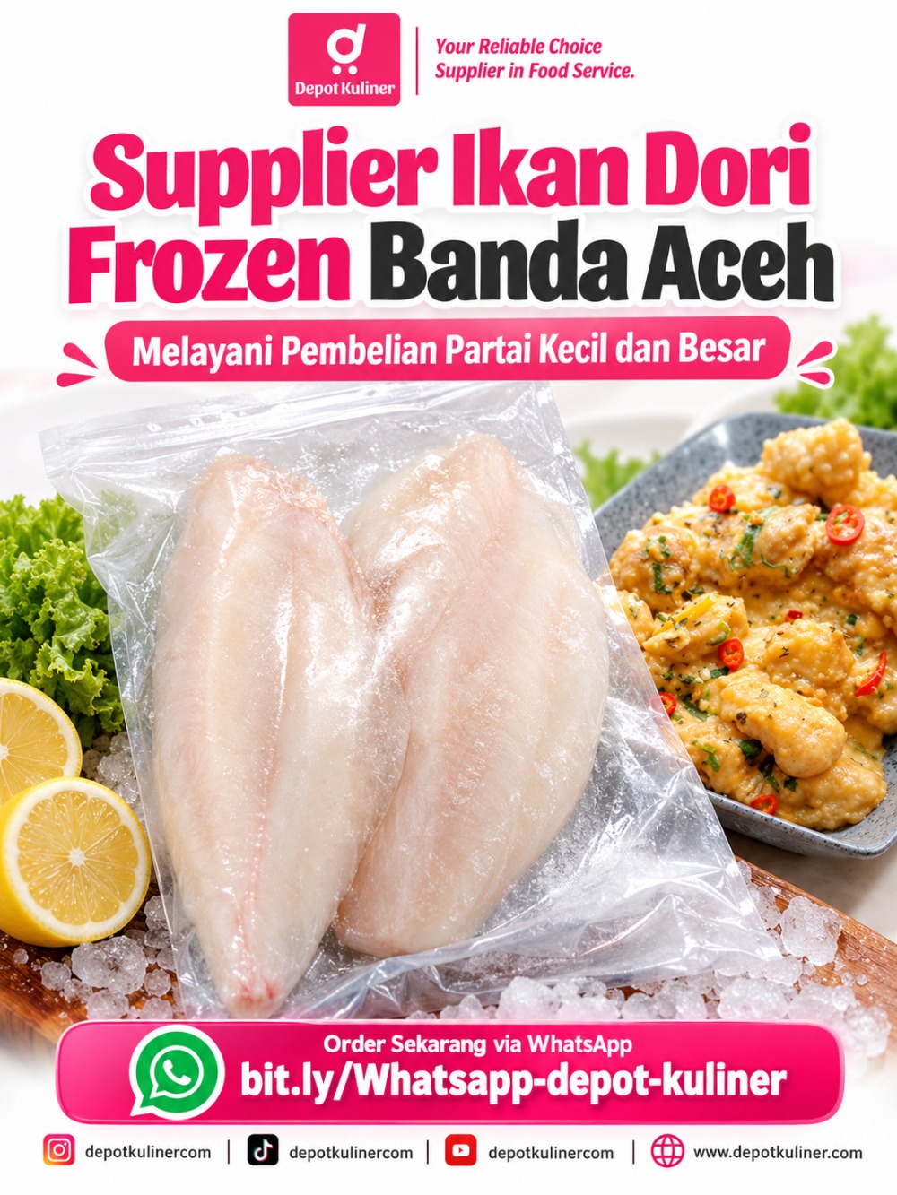 Supplier Ikan Dori Frozen Banda Aceh