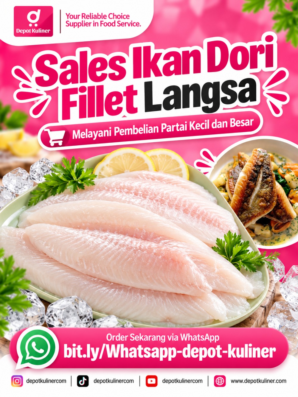 Sales Ikan Dori Fillet Langsa