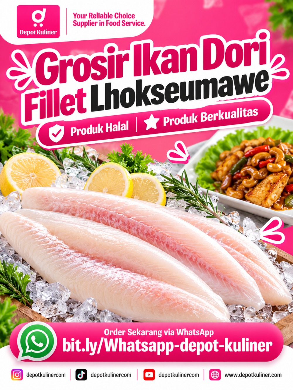 Jual Ikan Dori Frozen Lhokseumawe