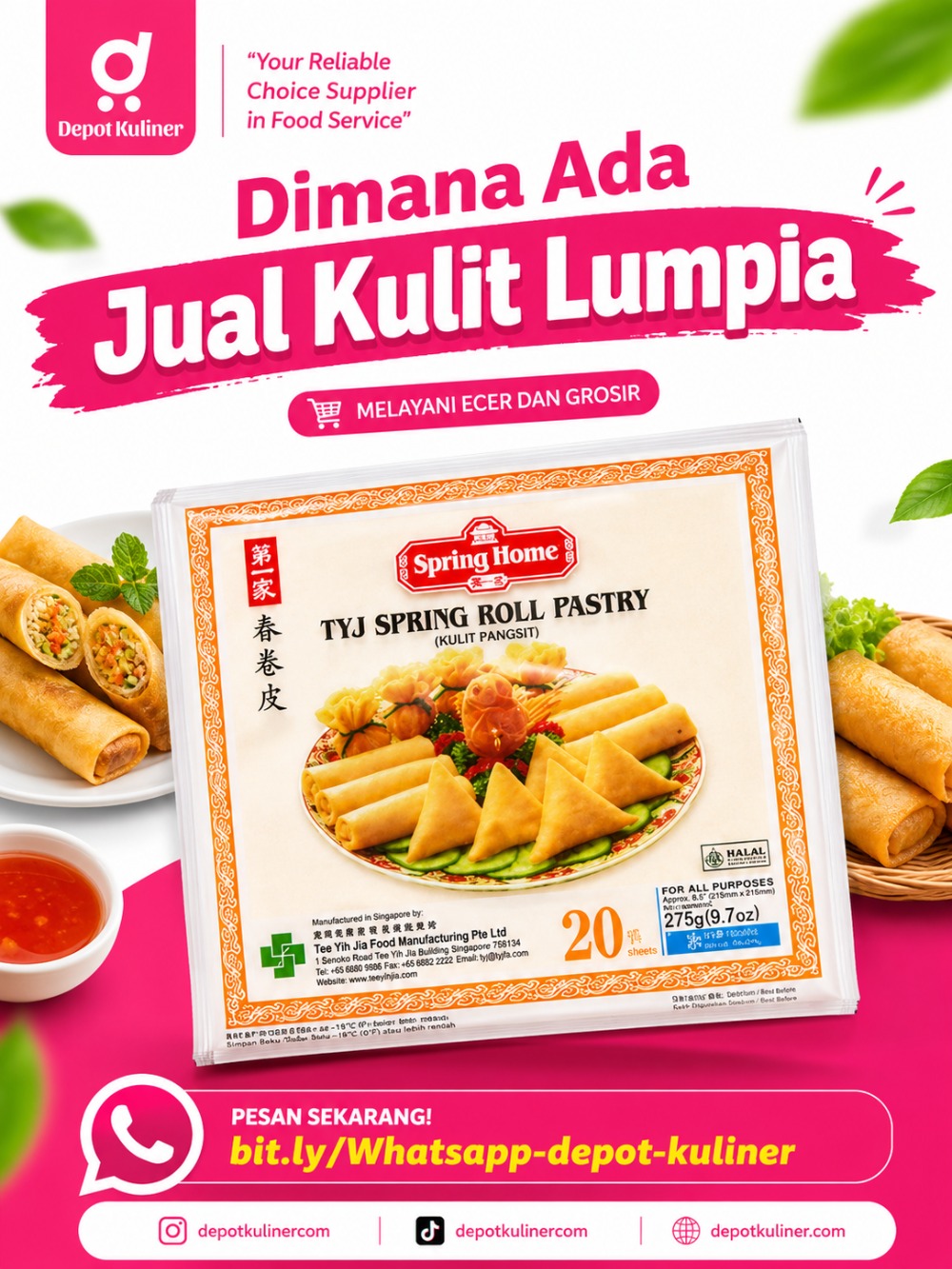 Dimana Ada Jual Kulit Lumpia