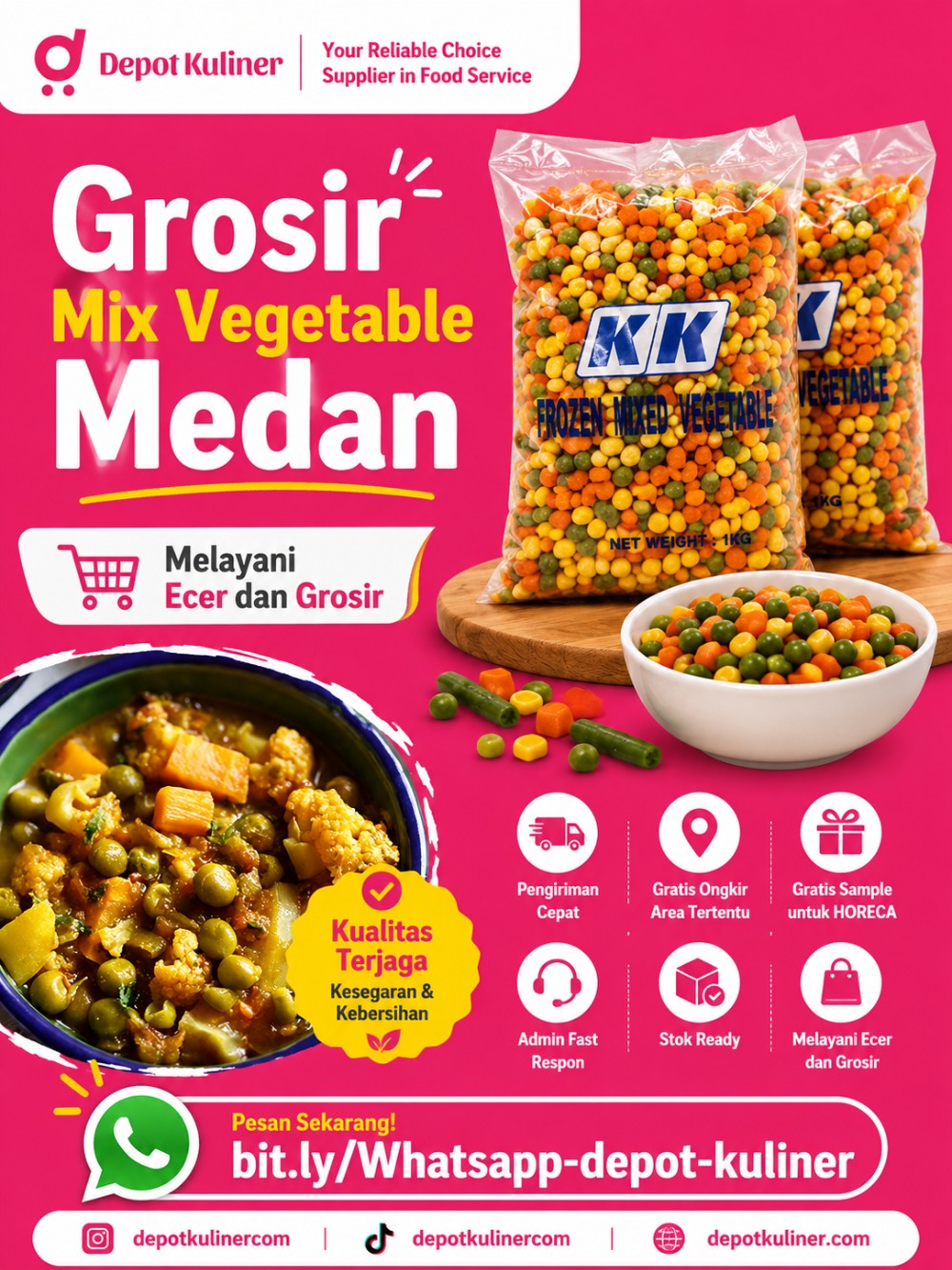 Grosir Mix Vegetable Medan