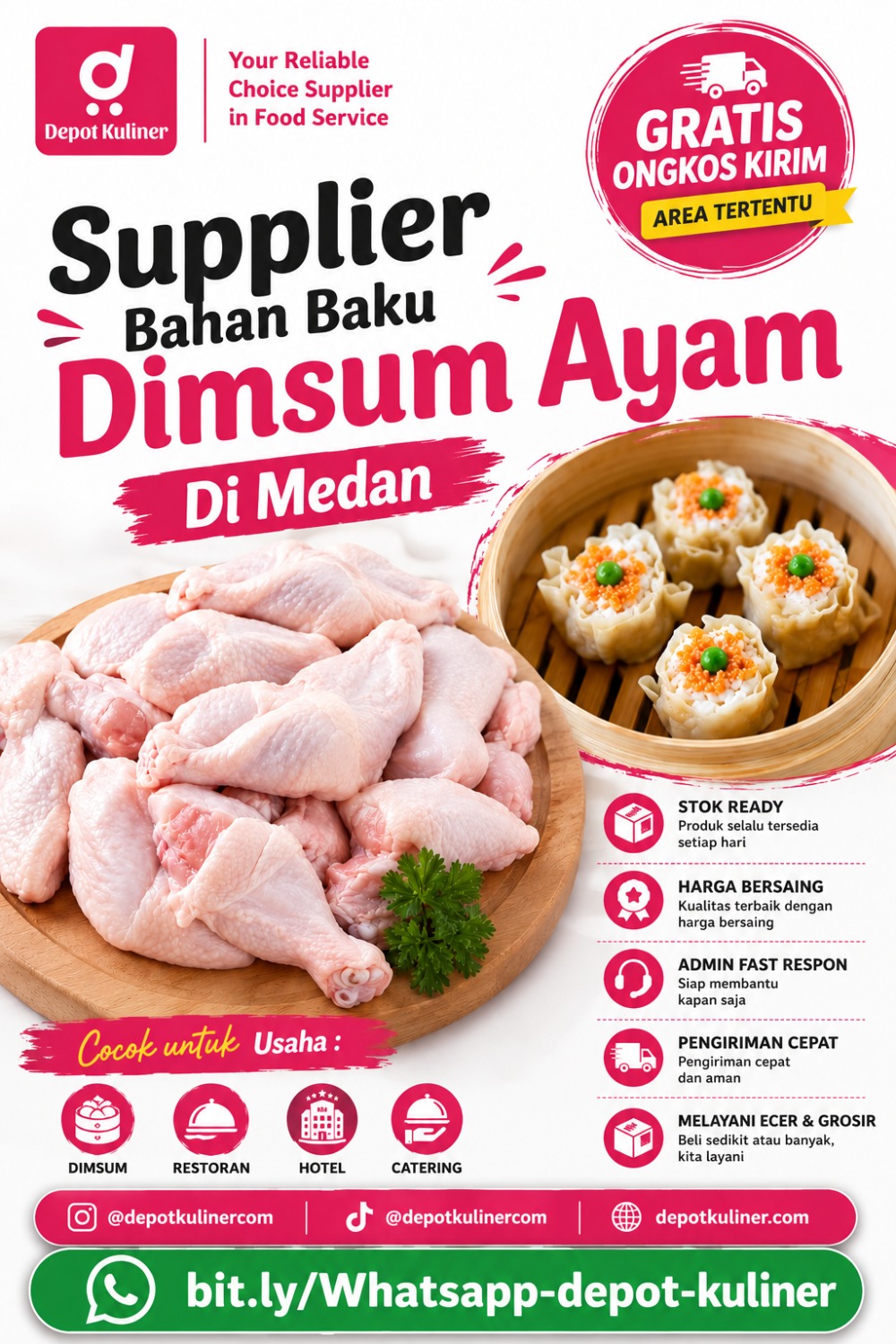 Supplier Bahan Baku Dimsum Ayam Di Medan