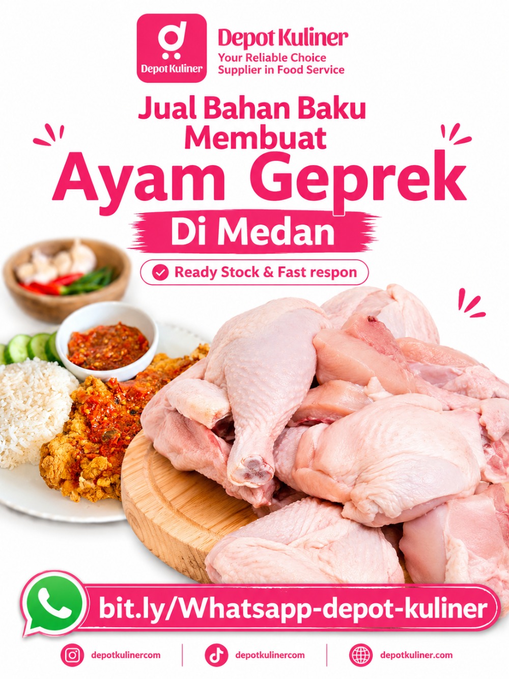 Jual Bahan Baku Membuat Ayam Geprek Di Medan