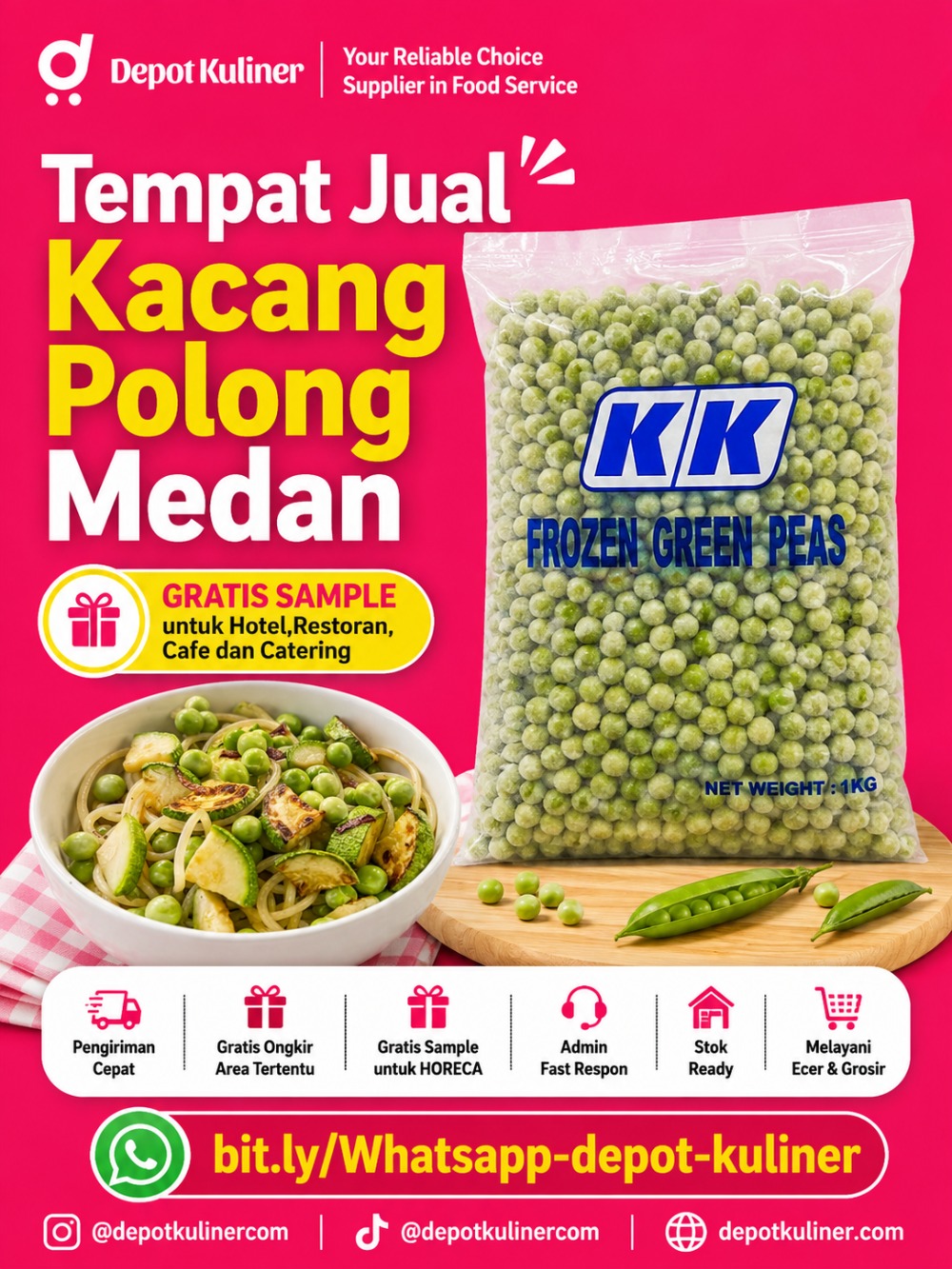 Tempat Jual Kacang Polong Medan