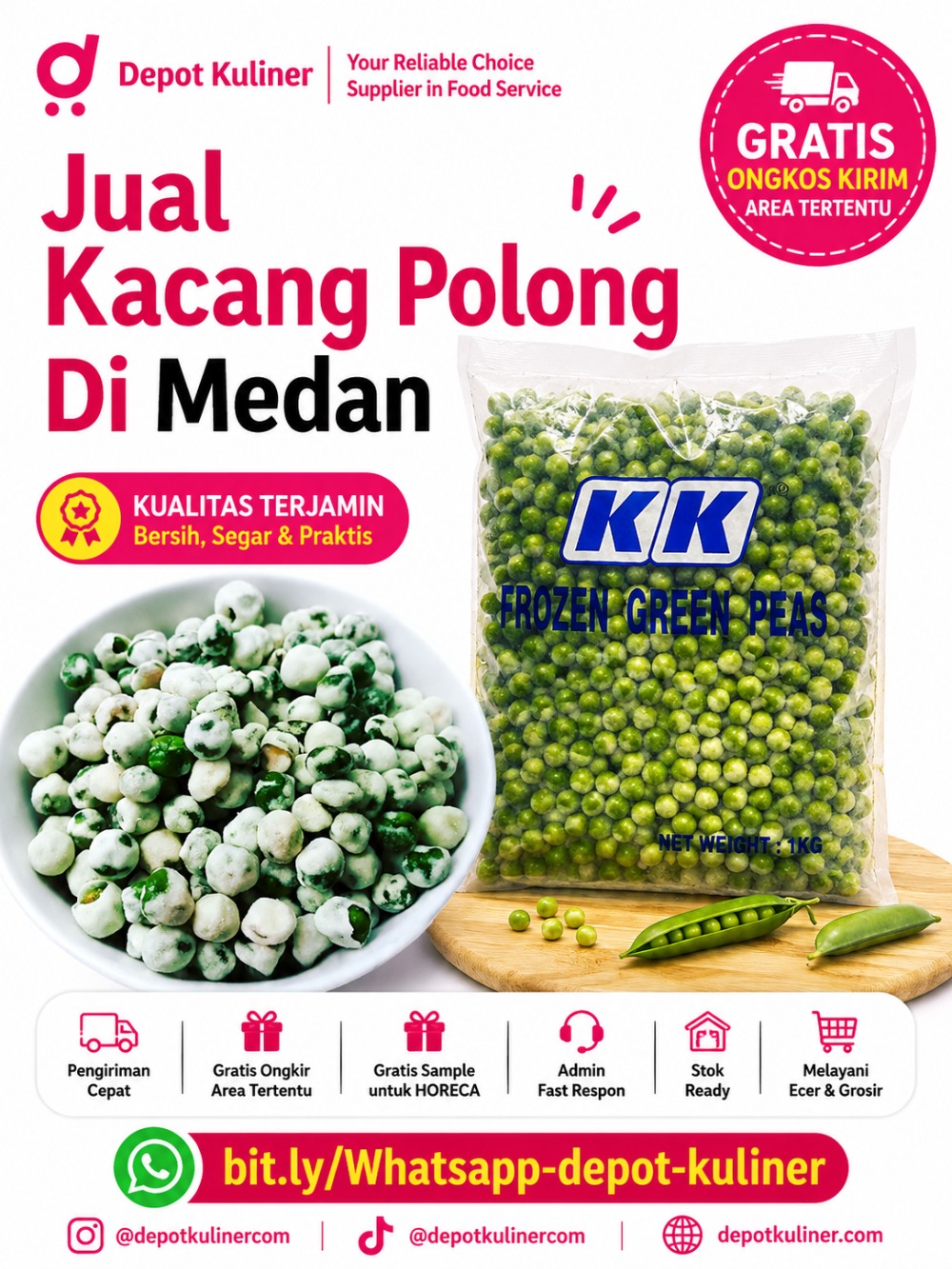Jual Kacang Polong Di Medan