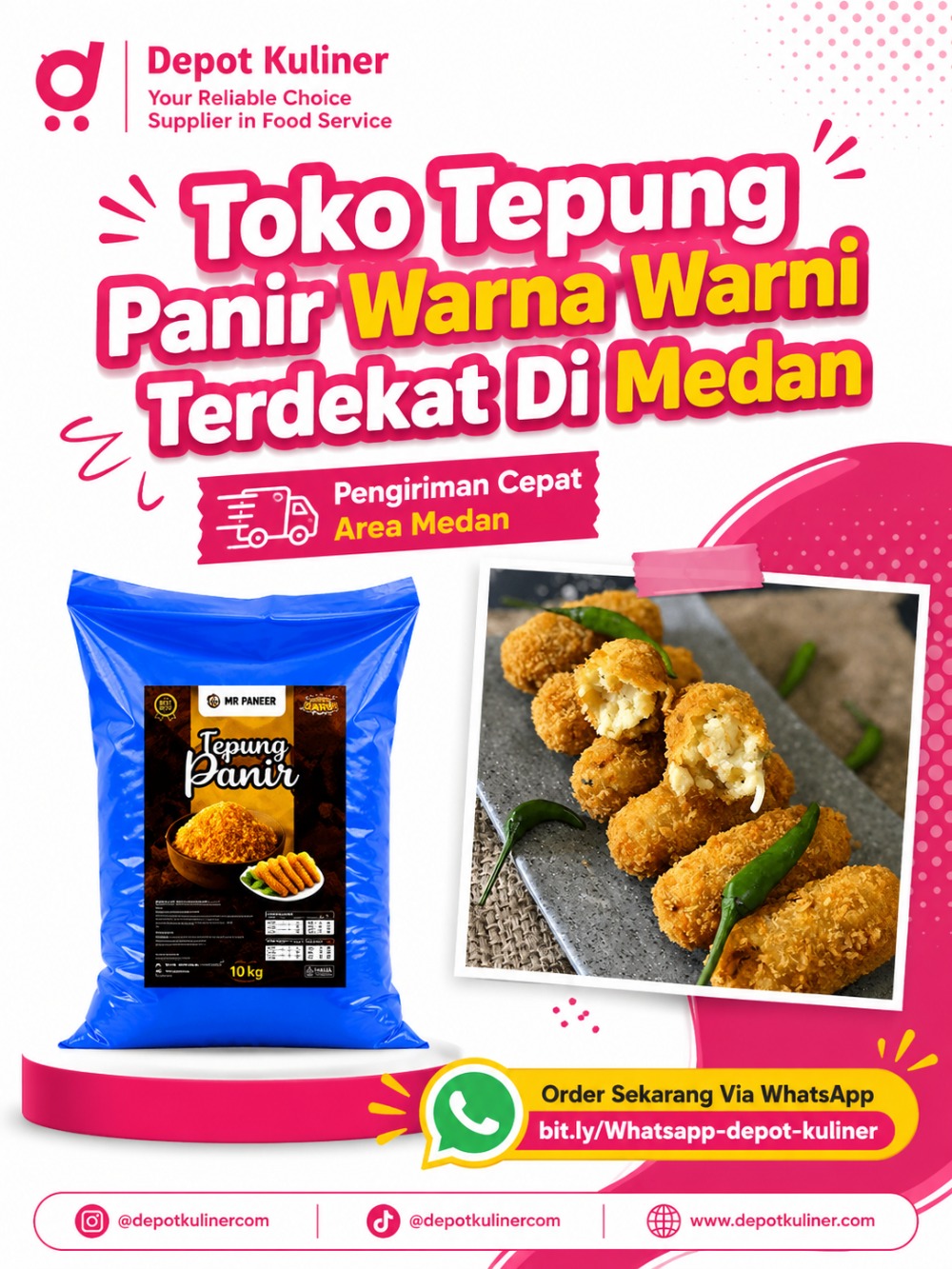 Toko Tepung Panir Warna Warni Terdekat Di Medan