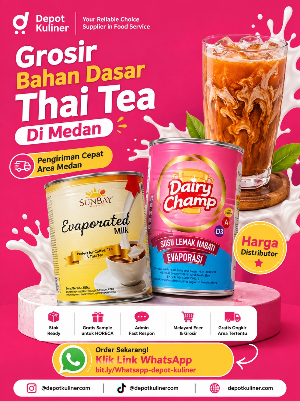 Grosir Bahan Dasar Thai Tea Di Medan