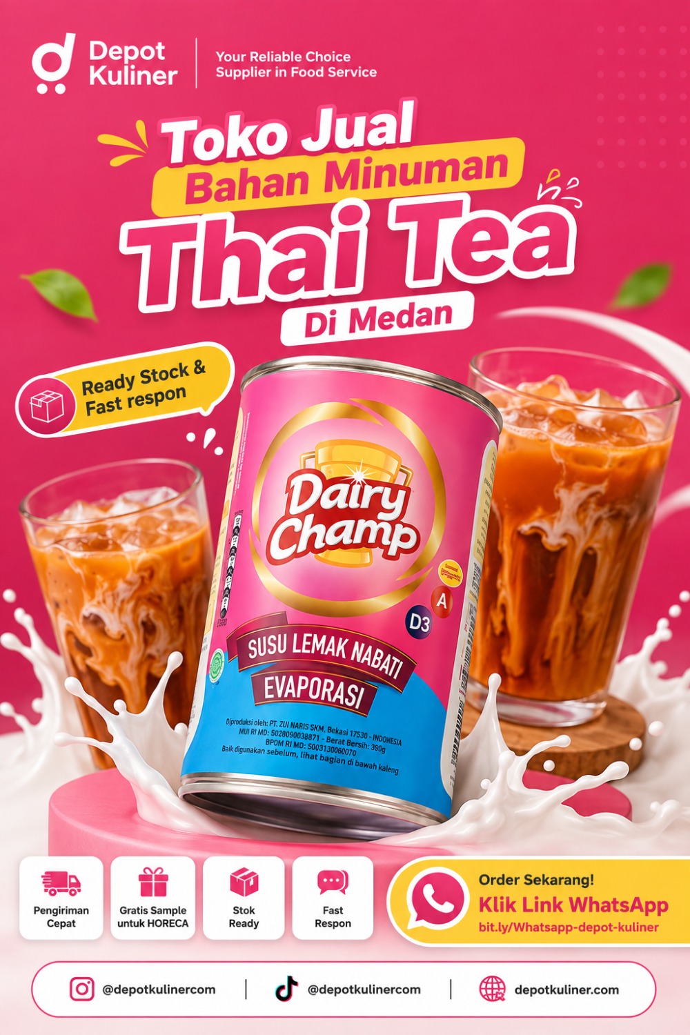 Toko Jual Bahan Minuman Thai Tea Di Medan