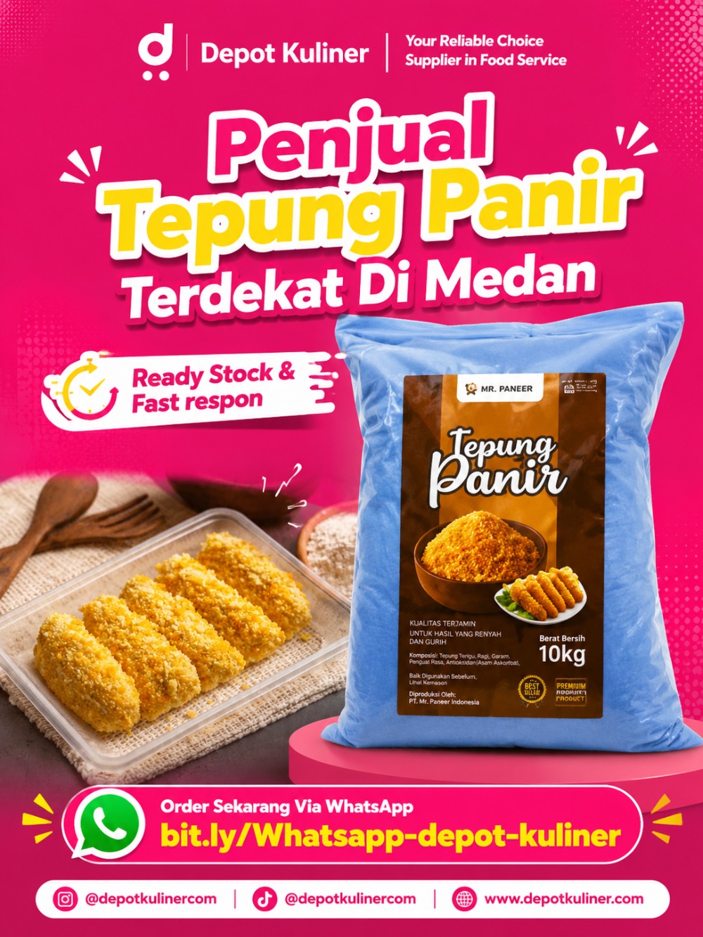 Penjual Tepung Panir Terdekat Di Medan