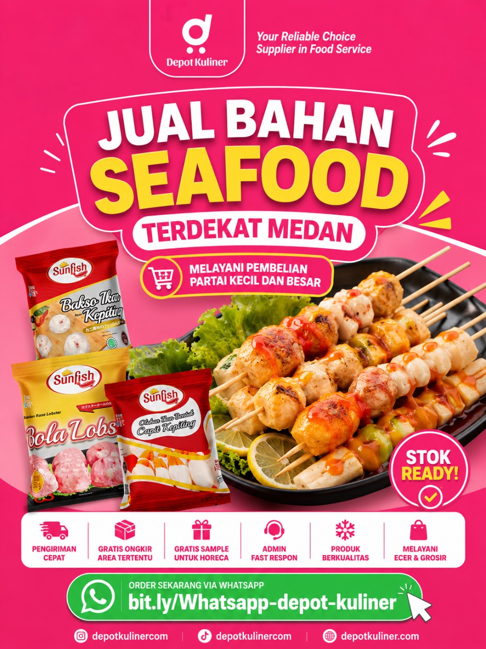 Jual Bahan Seafood Terdekat Medan