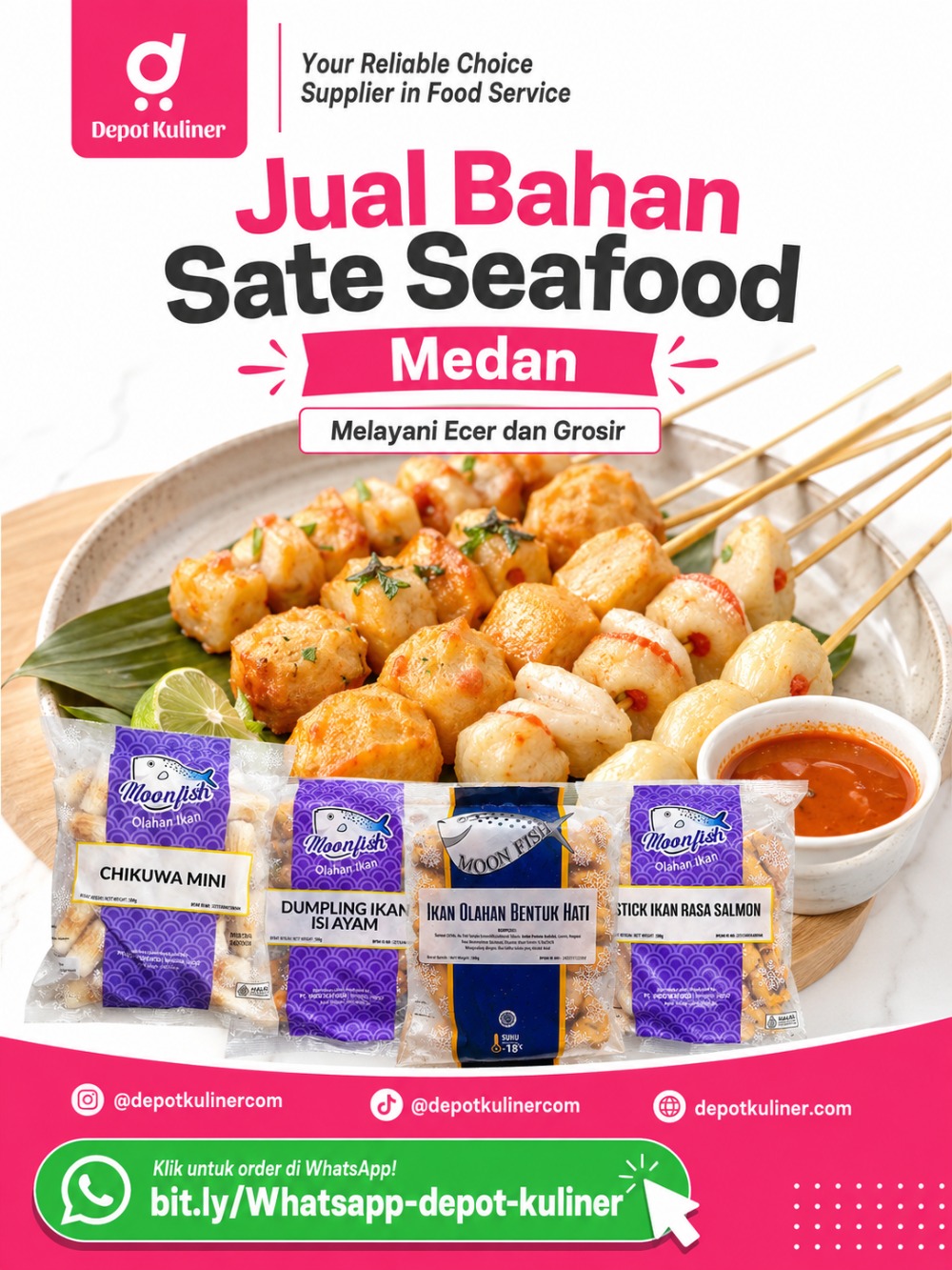 Jual Bahan Sate Seafood