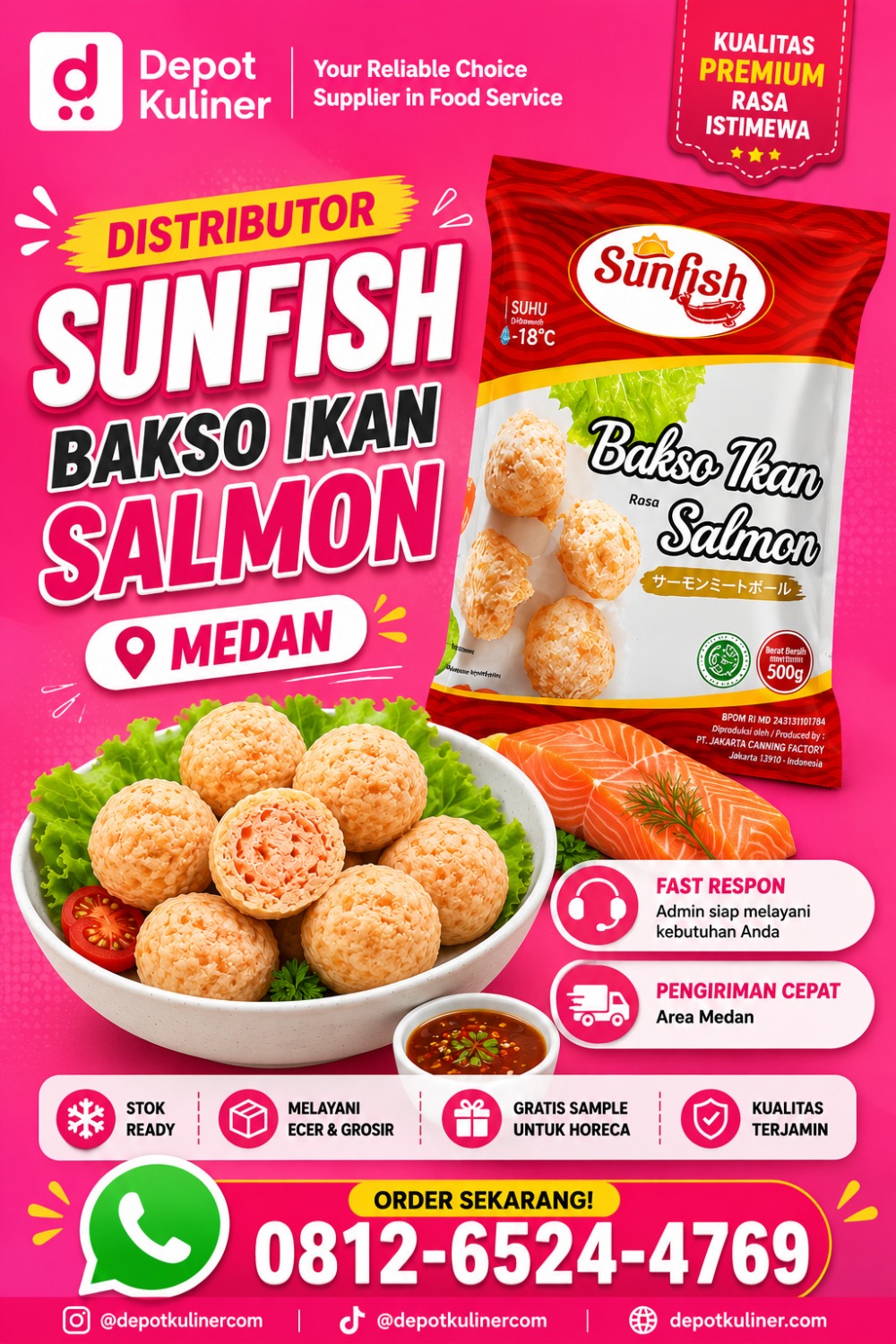 Distributor Sunfish Bakso Salmon Medan