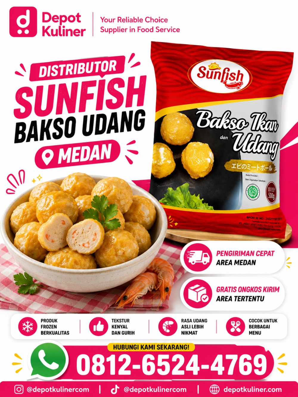 Distributor Sunfish Bakso Udang Medan