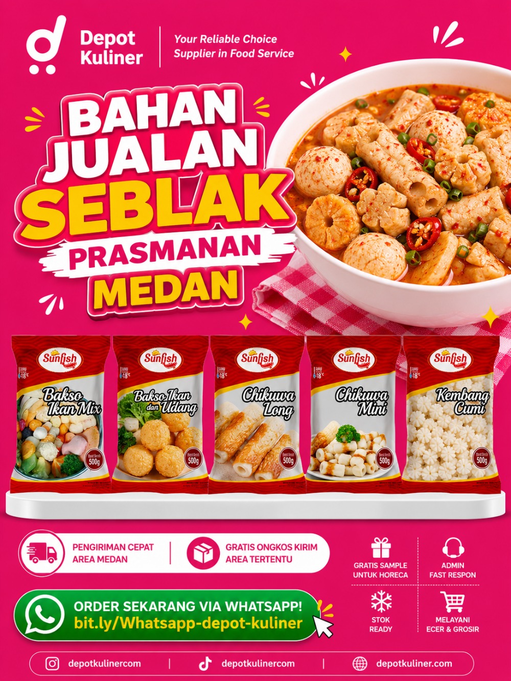 Bahan Jualan Seblak Prasmanan Medan