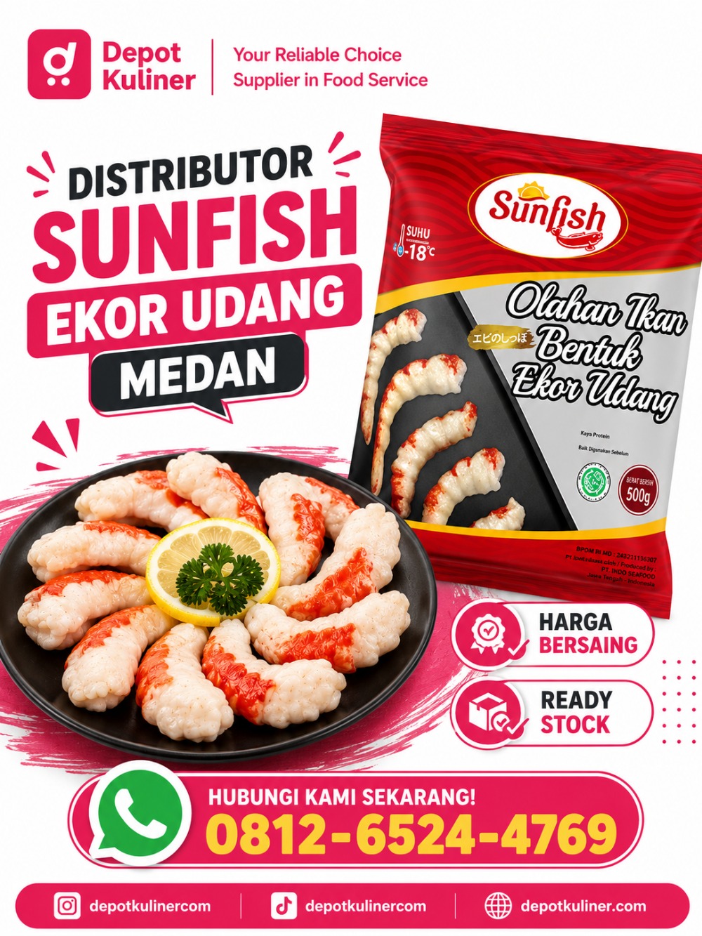 Distributor Sunfish Ekor Udang Medan