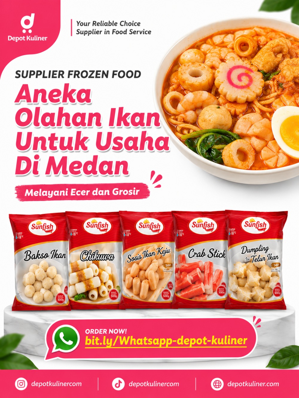 Supplier Frozen Food Aneka Olahan Ikan Untuk Usaha Di Medan