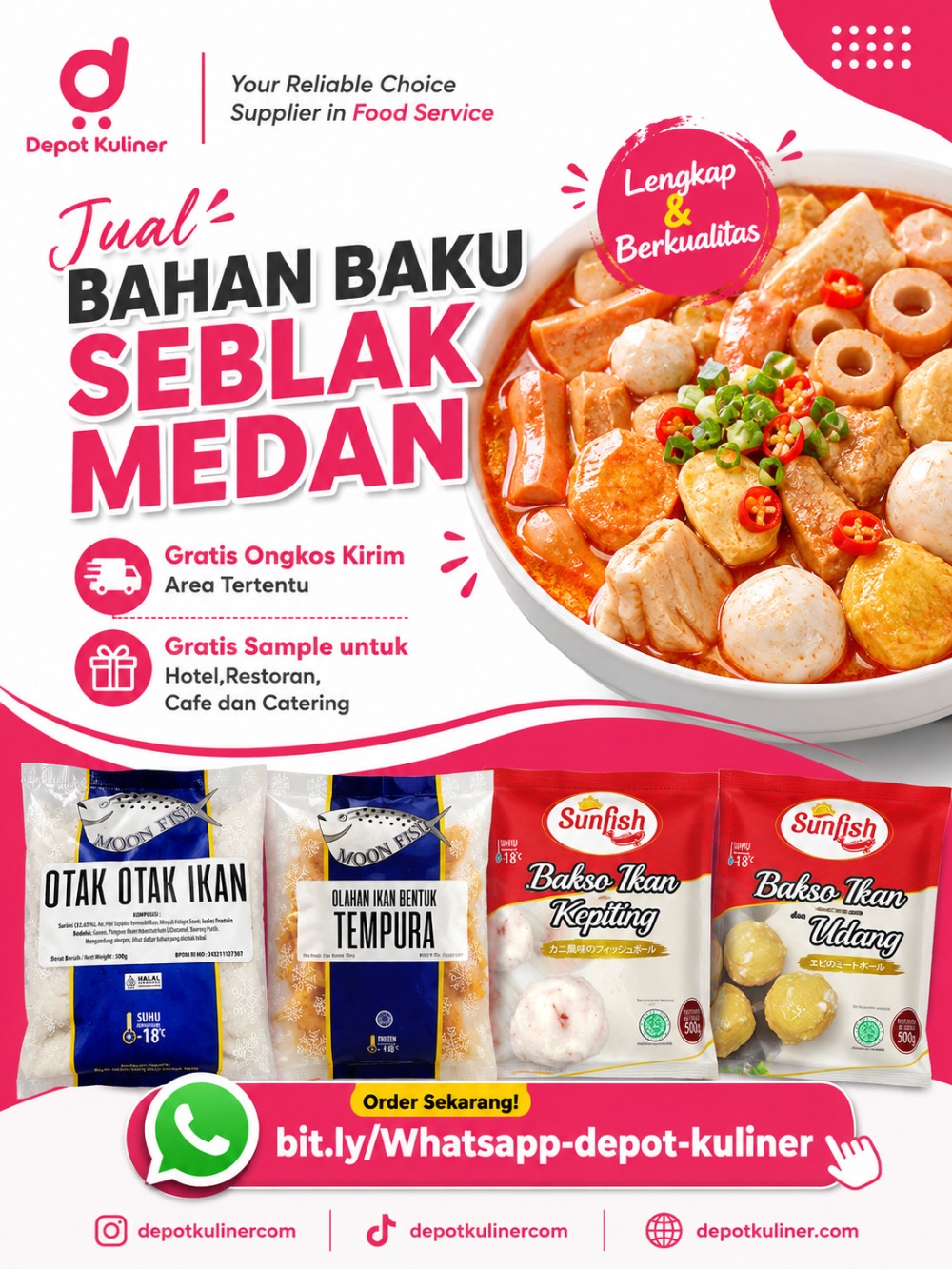Jual Bahan Baku Seblak Medan