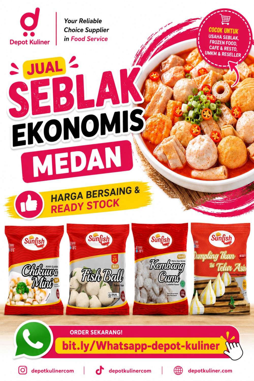 Jual Seblak Ekonomis Medan