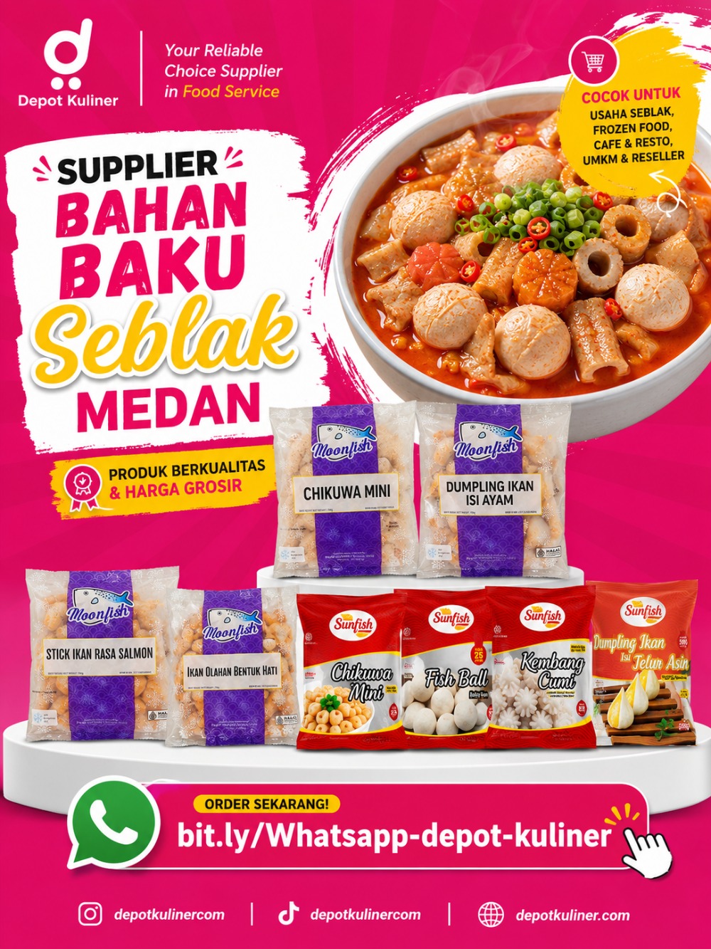 Supplier Bahan Baku Seblak Medan