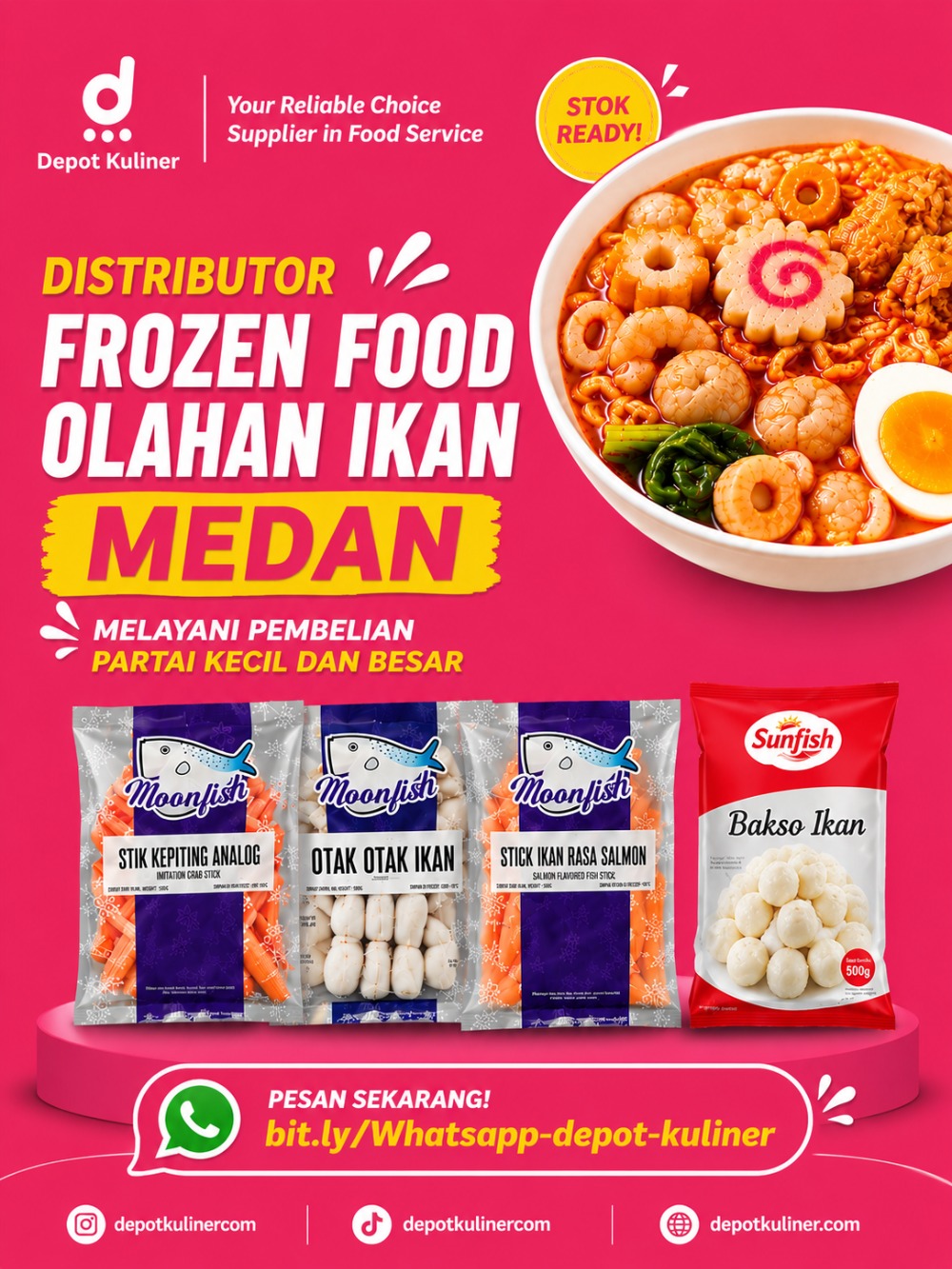 Distributor Frozen Food Olahan Ikan Medan