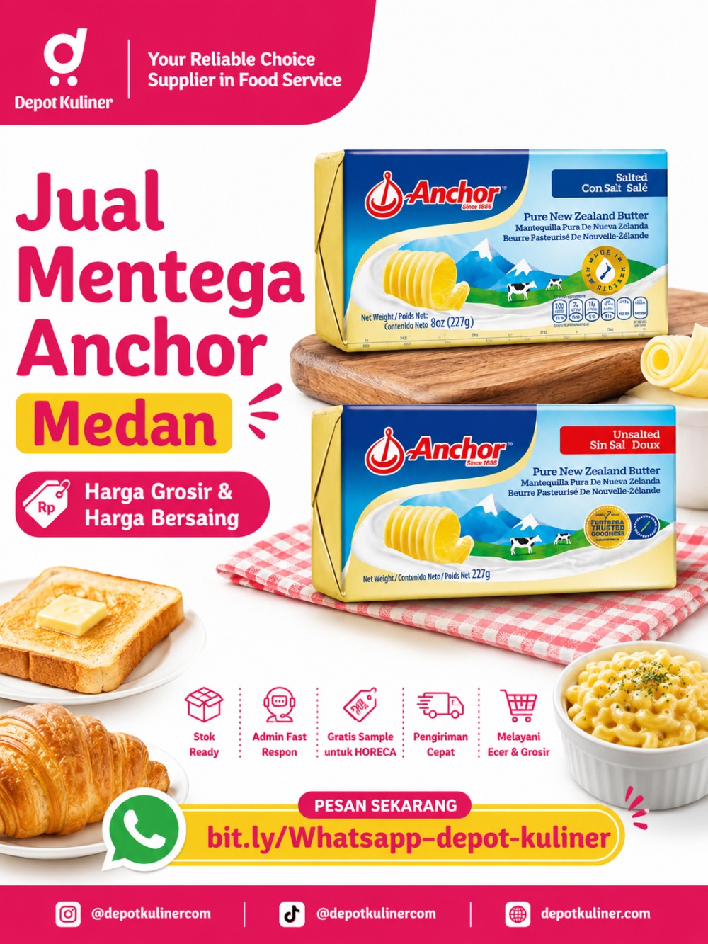 Jual Mentega Anchor Medan