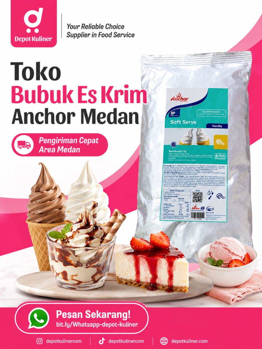 Toko Bubuk Es Krim Anchor Medan